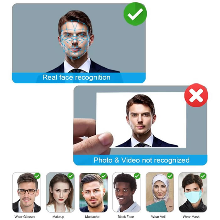 Access Control AI20 Dynamic Facial Recognition System Terminal